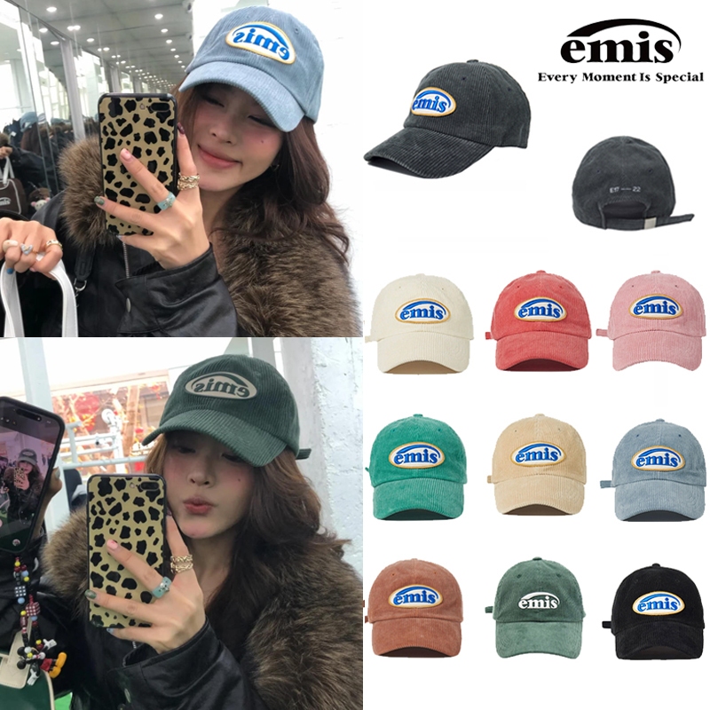 พร้อมส่ง (ของแท้ 100%) Emis CORDUROY Corduroy CAP-BLACK