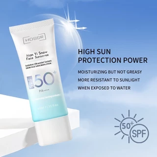 HOSSR Organic Extra Light Fluid Sunscreen SPF50+ PA++++ 40 ml กันแดดเนื้อเซรั่มฟลูอิด สัมผัสเบาสบายผิว ซึมไว