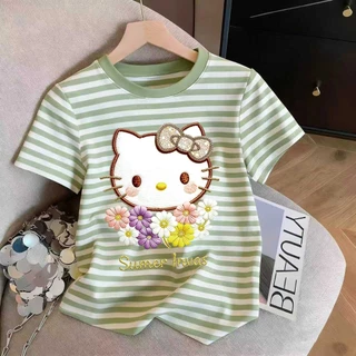 เสื้อยืดคอกลมสำหรับผู้หญิงคอลเลctionฤดูร้อนใหม่ มีหลายแบบ หลายไซส์ M-3XL จัดส่งจากกรุงเทพฯ