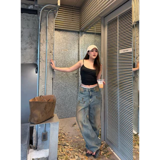 COPPEN DENIM jeansbypat กางเกงยีนส์สีสนิมกระบอก
