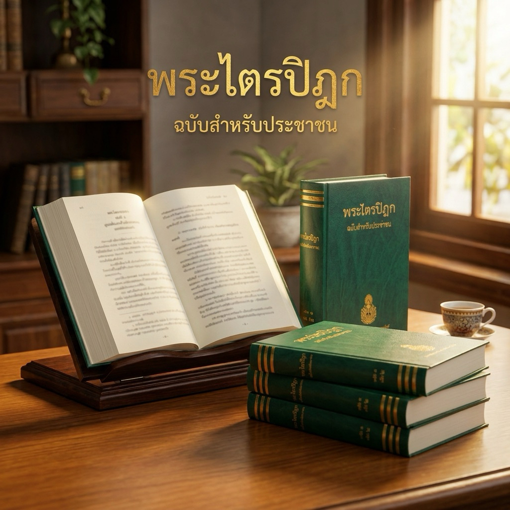 หนังสือพระไตรปิฎก ฉบับประชาชน (1 เล่ม) | เข้าใจง่าย อ่านได้ทุกวัย ธรรมะเพื่อชีวิตที่ดีขึ้น