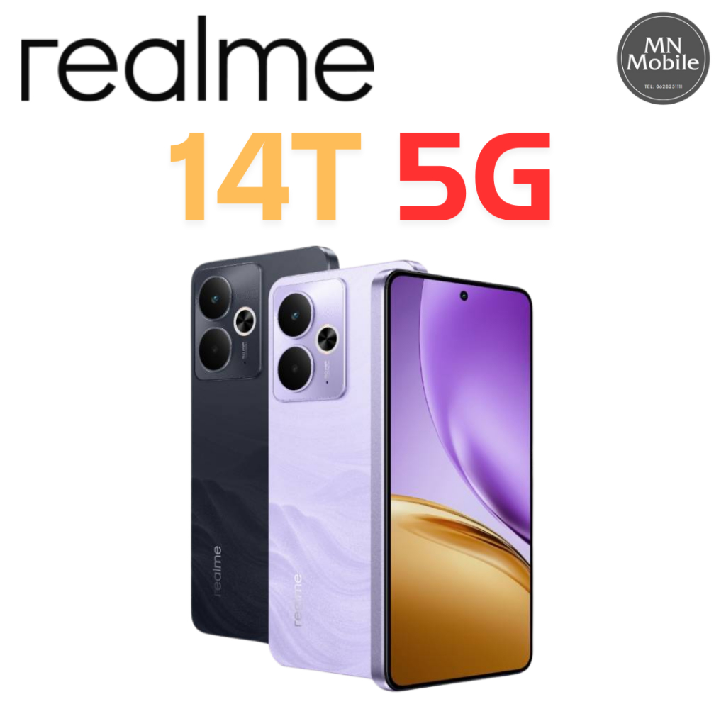 Realme 14T 5G ความจุ 8GB+256GB |เเถมฟรี ฺBoxset | สินค้าจำเป็นต้องแกะเพื่อ Activate เครื่อง