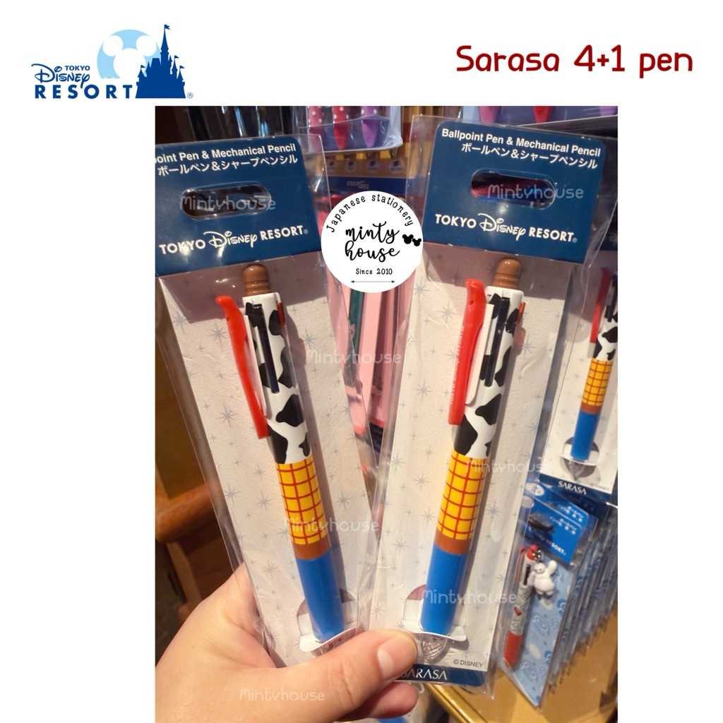 พร้อมส่ง  !! ปากกา sarasa 4+1 toystory tokyodisneyresort limited (22) (MUT) 6.4/2026 (5) 7.3/2026