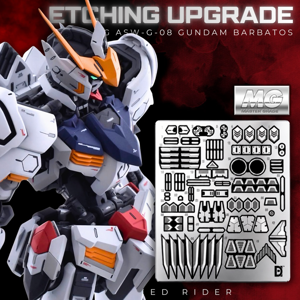 ชุดแต่ง เพลทโลหะตกแต่ง MG BARBATOS
