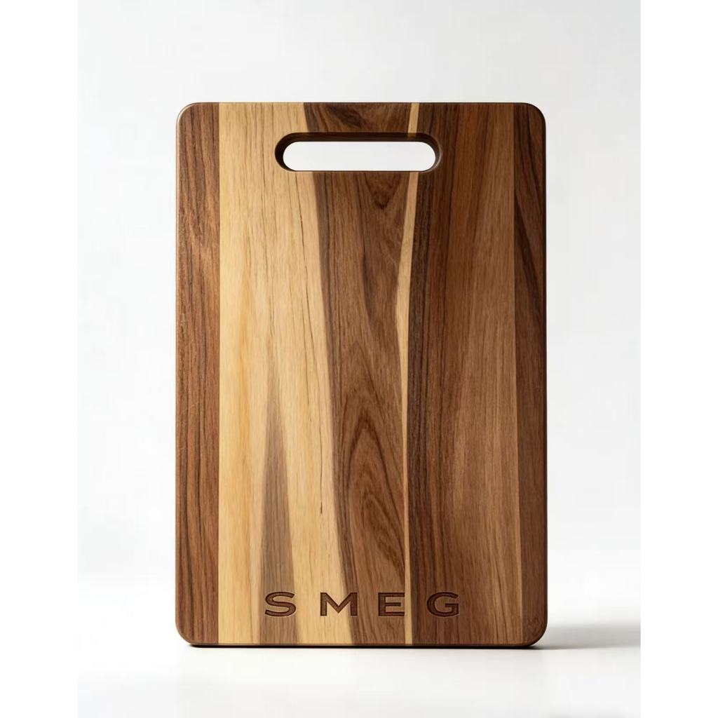 ⚡พร้อมส่ง⚡Smeg Acacia เขียงไม้เนื้อแข็ง ไร้ขี้ผึ้ง ป้องกันแบคทีเรีย เขียงครัว เขียงไม้เนื้อแข็ง wooden cutting board
