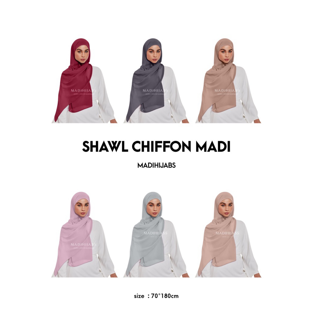 SHAWL CHIFFON BRAND MADIHIJABS