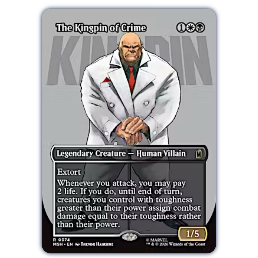 Marvel Super Heroes Variants: The Kingpin of Crime (0374 - Borderless)