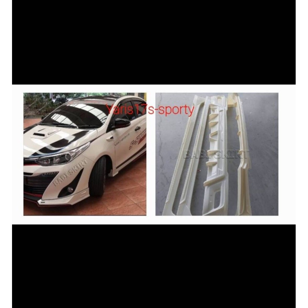 สเกร์ต ชุดแต่งรถยนต์ Toyota Yaris Ativปี2017-2019ทรงS-sporty