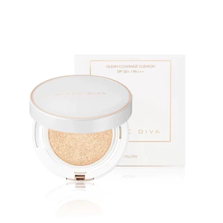 (clear stock) BLANC DIVA Gleam Coverage Cushion SPF50+ / PA+++ คุชชั่นเน้นงานผิว ปกปิด และกันแดด