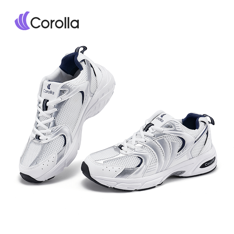 【รองเท้าผู้ชาย】Corolla 1990s รองเท้าผ้าใบแบรนด์แท้ 100% สำหรับผู้ชาย พื้นหนา 4.5 ซม สวมใส่สบาย Unisex แนะนำเพิ่ม 1 ไซส์