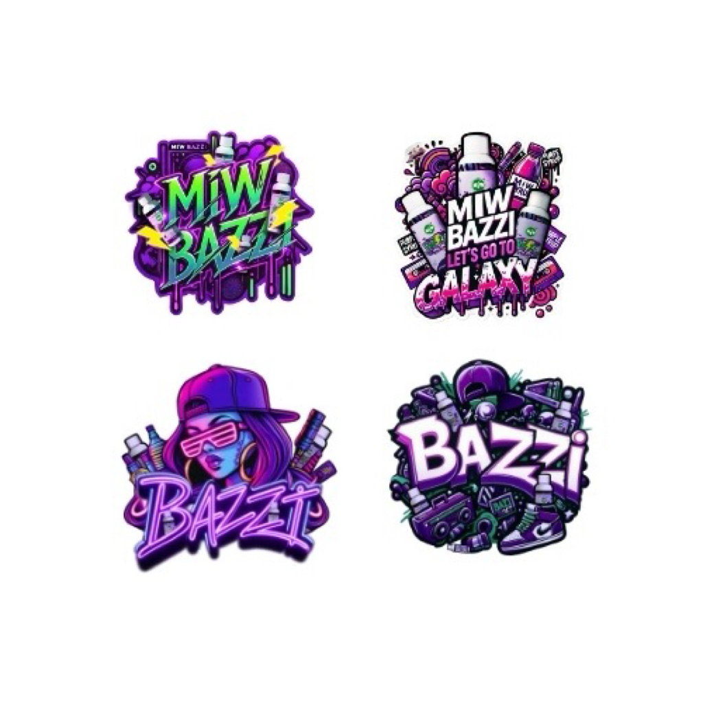 Sticker Bazzi สติกเกอร์บัซซี่ สุดเท่ กันน้ำ ทนทานต่อแดด