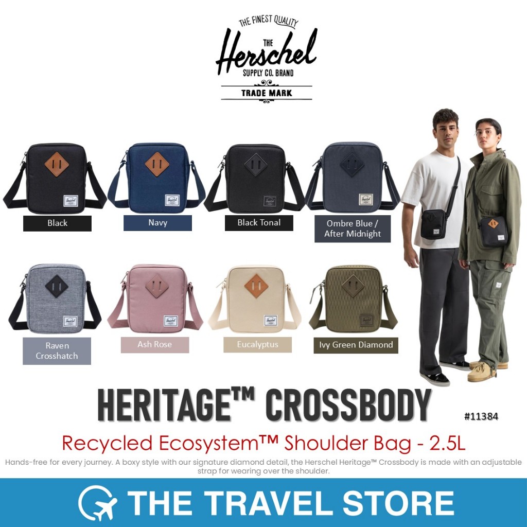 Herschel Supply HERITAGE ™ CROSSBODY Recycled Ecosystem™ Shoulder Bag - 2.5L (113845) กระเป๋าสะพาย