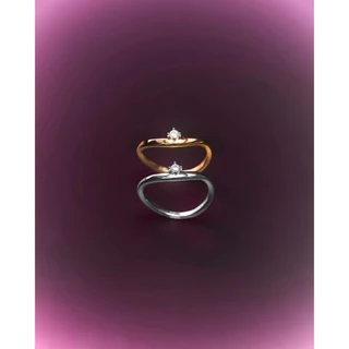 YVIS Drava Brass Ring - Cosmos Collection