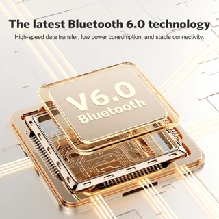 MEEGOO หูฟังไร้สาย TWS Bluetooth 6.0 สัมผัสควบคุม ตัดเสียงรบกวนคุยโทรศัพท์ ใช้หูเดี่ยว/คู่ได้ แบตกล่องชาร์จได้3-4รอบ