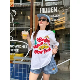 C689 - EMILY OVERSIZE - เสื้อโอเวอร์ไซส์ งานปัก Newyork (ส่งด่วน)