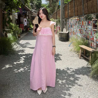 Salu Lanna Sweet (เดรสยาวสาลูลูกคุณ)