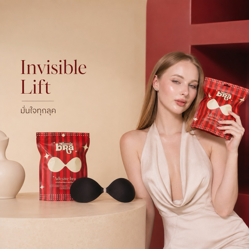 Adesice Bra บราปลีกนกทรงกลมรุ่นอัปเกรด 2026✨(1 ซอง มี 1คู่)