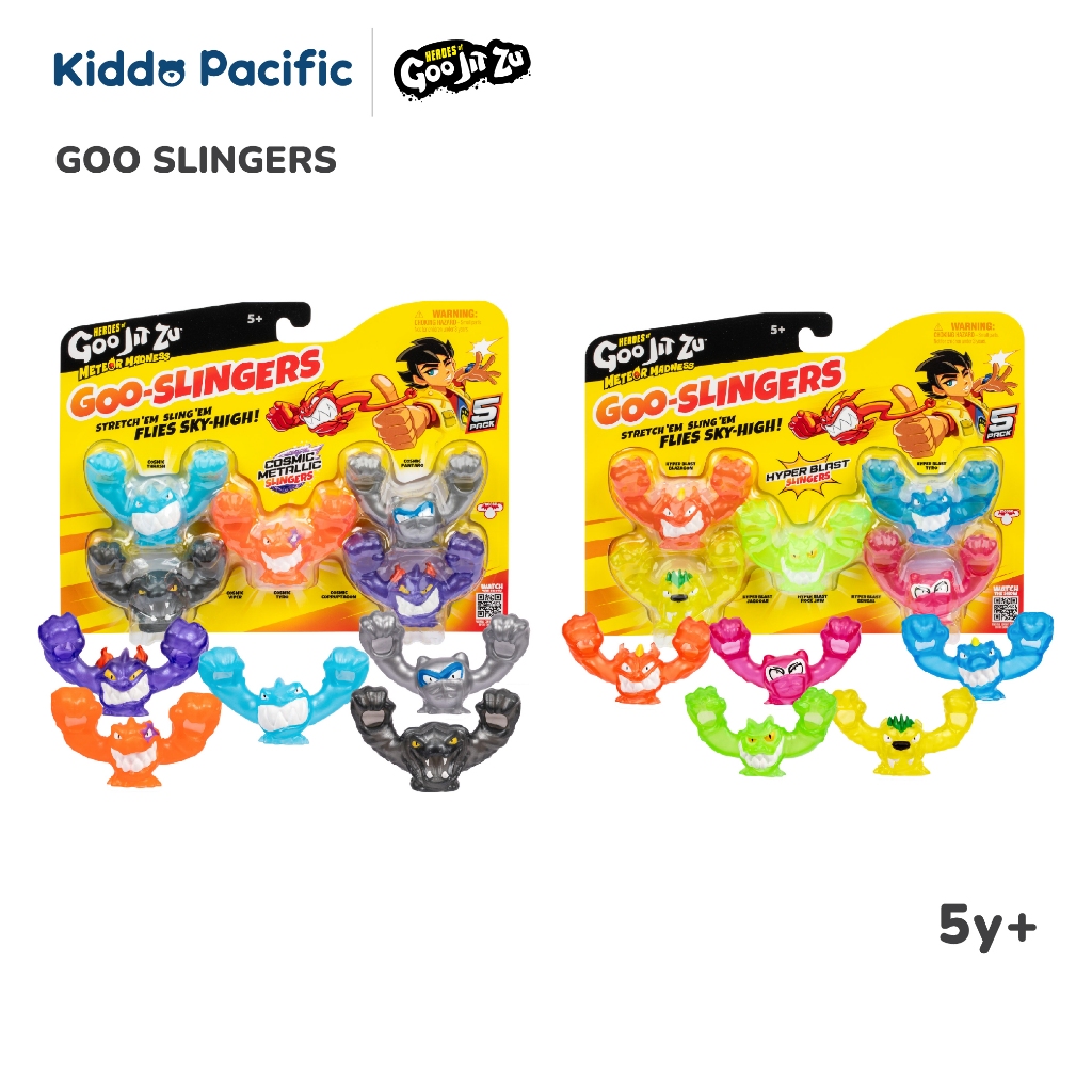 HEROES OF GOO JIT ZU GOO SLINGERS - HYPER BLAST  SLINGERS ของเล่นสุดมันส์กับฮีโร่เจลลี่สายยืด