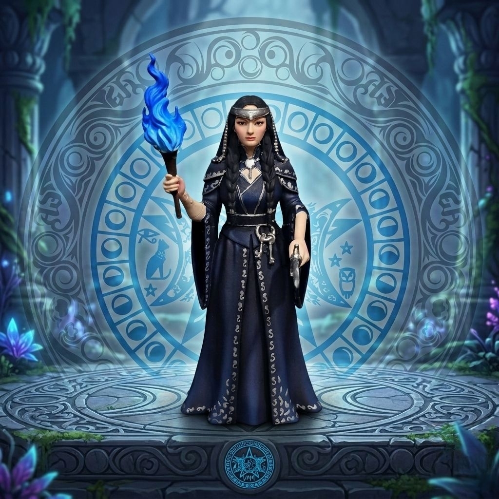 VMM : โมเดลเทพีเฮคาตี (Hekate) งานพิมพ์ 3D - สัญลักษณ์แห่งพลังและการนำทาง (มี 2 สไตล์)
