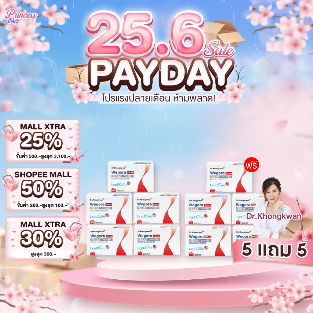 [ โปรโมชั่น 5 แถม 5] Wegora วีโกร่า ปากกาแคปซูล Dr.Khongkwan ดร.ของขวัญ 1กล่อง/10แคปซูล
