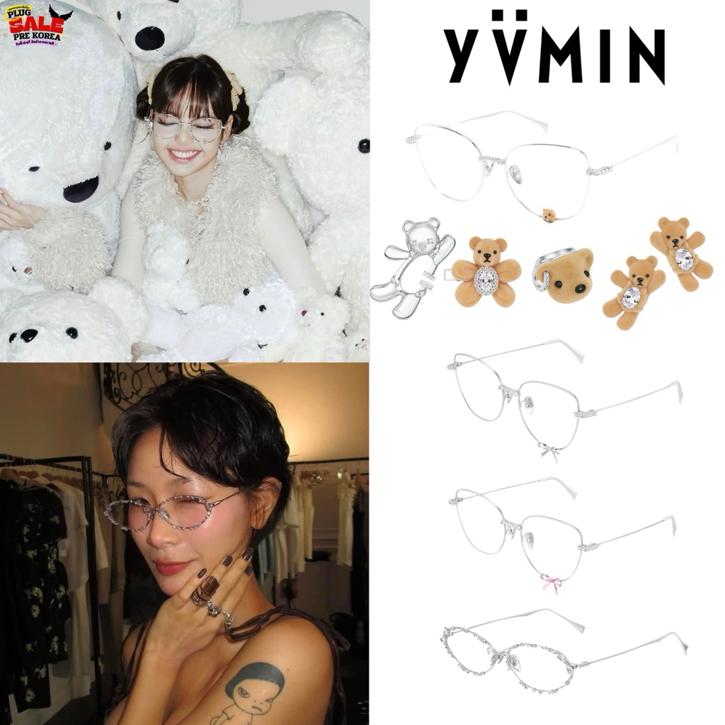 [🇰🇷Preorder สอบถามก่อนสั่งซื้อ] แว่นตา เครื่องประดับ Yvmin accessories