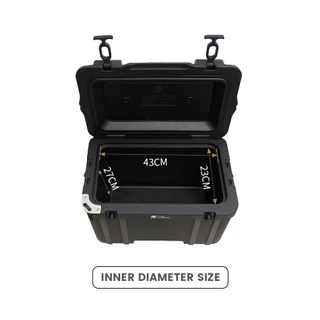 MOBI GARDEN Cooler Box 26L กล่องเก็บความเย็นฉนวนหนา เก็บน้ำแข็งได้ 72-84H พกพาแคมป์ปิ้ง ตกปลา พกอาหารไปเที่ยว