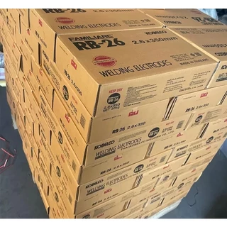 【📦จัดส่งจากประเทศไทย📦】RB-26 (20kg) ลวดเชื่อมไฟฟ้า โกเบ 2.6/3.2 มม เชื่อมเหล็กเหนียว เหล็กบาง ของแท้ 100%