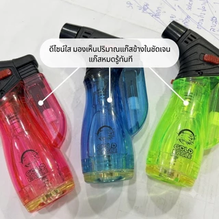 ไฟแช็ก ไฟฟู่ เติมแก๊สได้ ปรับระดับความแรงได้ ขนาดพกพา ใช้งานง่าย (คละสี) TL-546
