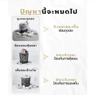 สินค้าขายดี ถังขยะทรงกลม ถังขยะมินิมอล ถังขยะ ถังขยะในห้องนอน (แบบไม่มีฝา)