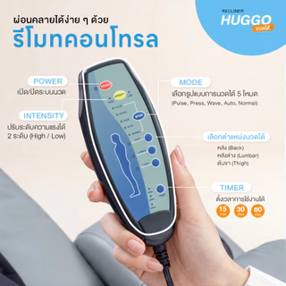 (Pre-Order) Pola Polar Recliner รีไคลเนอร์ เก้าอี้พักผ่อน มีตัวเลือกที่วางแก้ว รุ่นHuggo ปรับนวดแบบสั่นได้ ได้ด้วยรีโมท