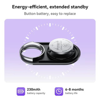 HOCO E98A Smart Anti-Lost Tag Android | Google Find My Device Tracker | Key Wallet Bag Locator | Bluetooth Smart Tracker