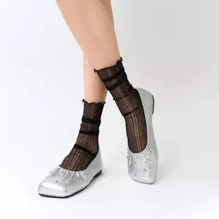 Mellowco รุ่น Gemma Flat รองเท้าหุ้มส้นหัวเหลี่ยม MJ-6110
