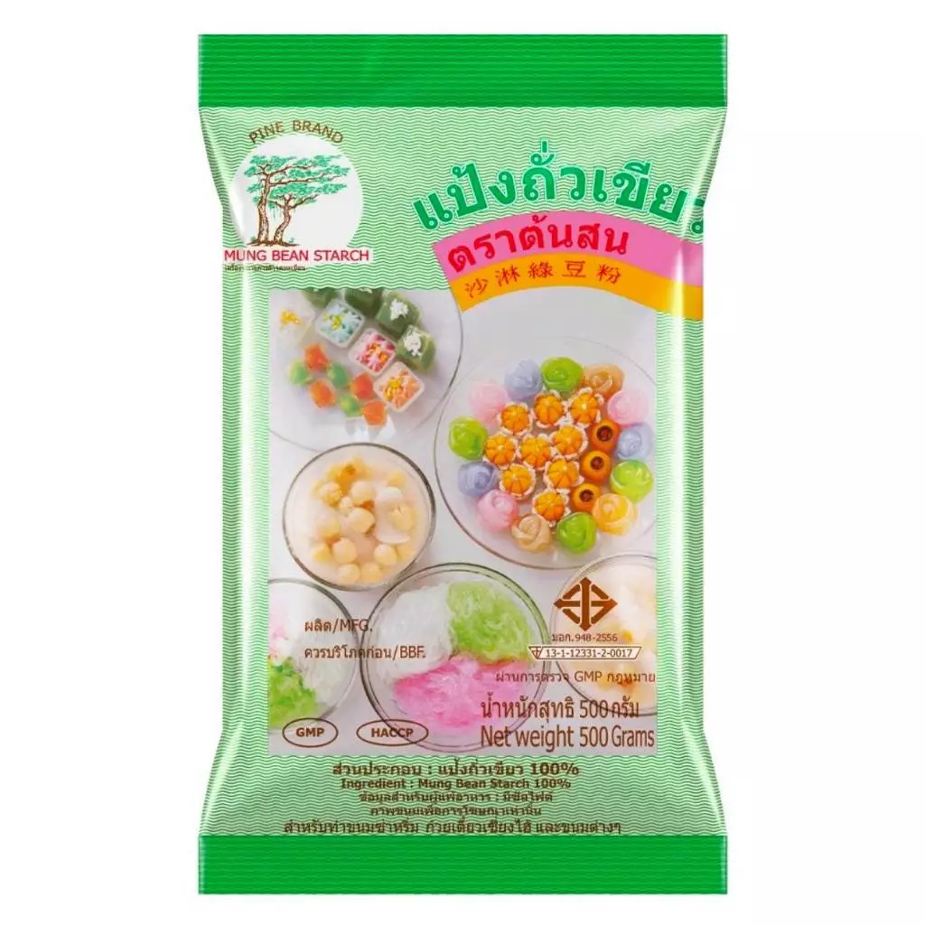 ต้นสน แป้งถั่วเขียว 500 กรัม