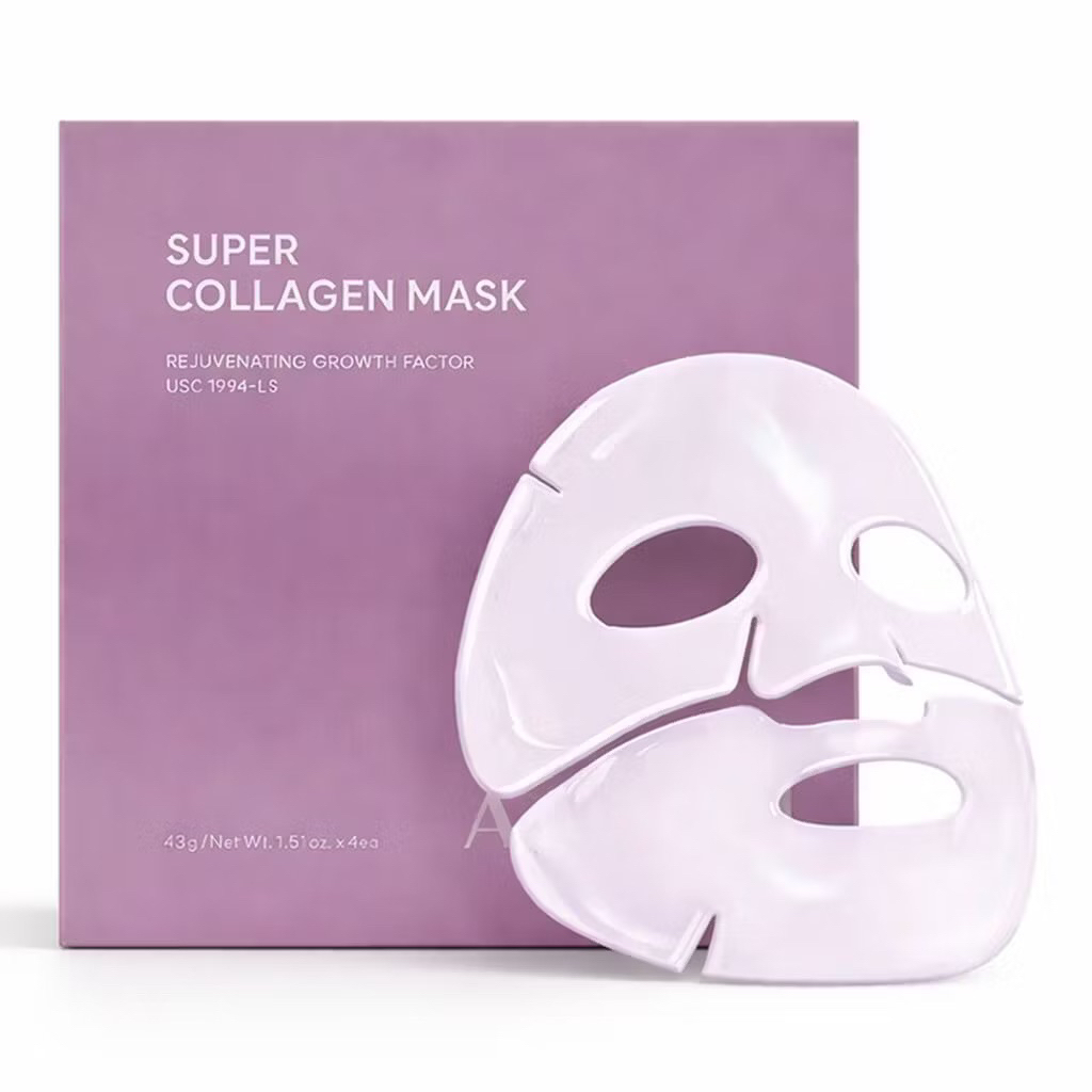 Arocell Super Collagen Mask 2.0 (ECM Active) มาส์กไฮโดรเจล สูตรคอลลาเจนเข้มข้นที่ลูกค้ารีวิวว่าดีที่สุด เห็นผลชัดผิวเงา