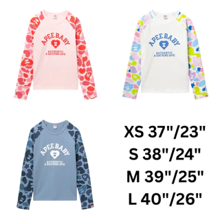 [ลด 20% ทักแชท] เสื้อ ฮู้ด / แขนสั้น / แขนยาว / สายเดี่ยว Apee by Bape Hoodie / Tee / L/S / Shorts (ของแท้ 100%)