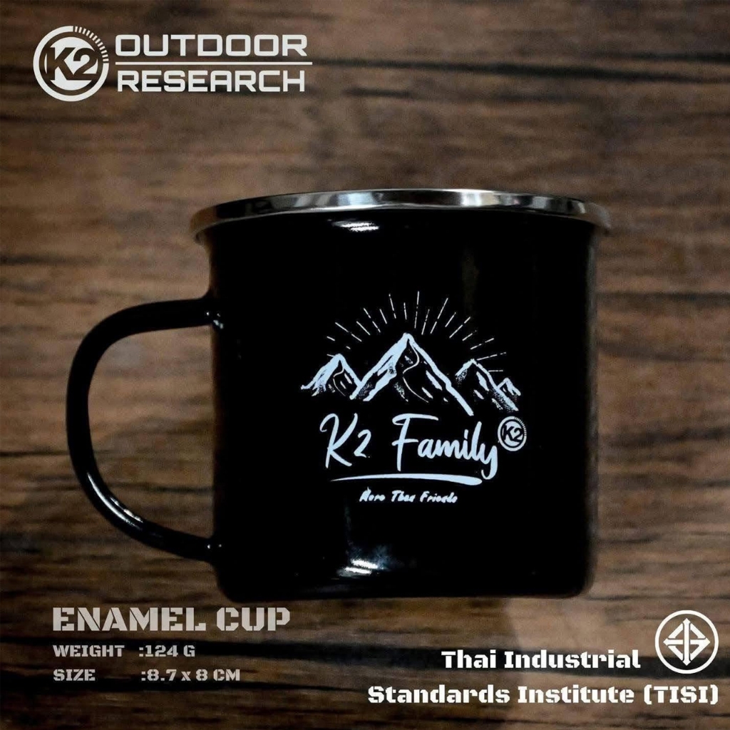 แก้วน้ำ K2 ENAMEL CUP