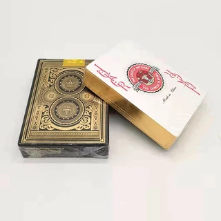 พร้อมแล้ว magic card จัดส่งด่วน พลาสติกคุณภาพสูง สีทอง เกมบนโต๊ะ การ์ด