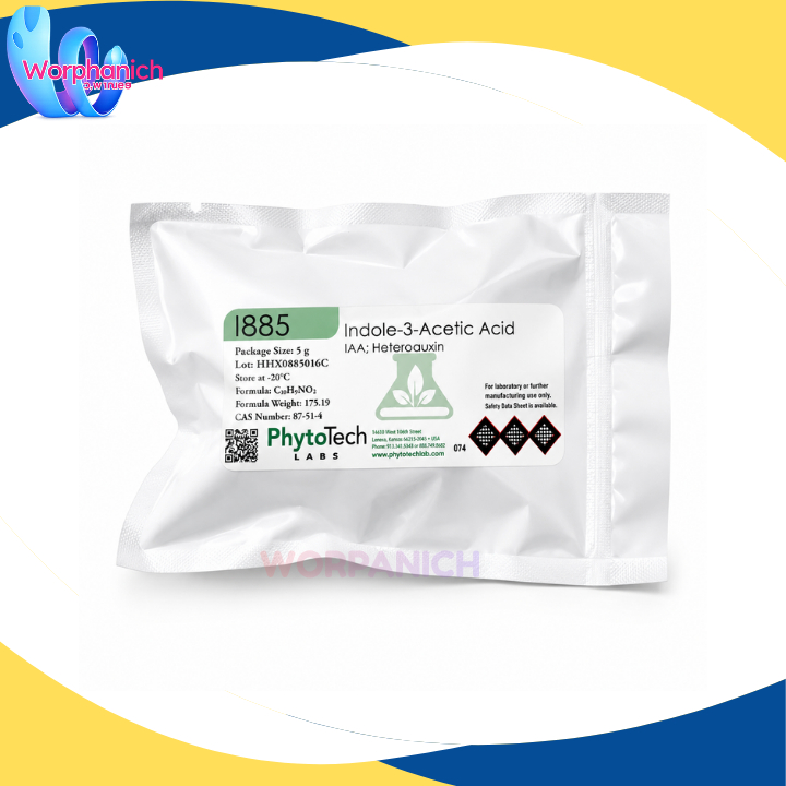 "PhytoTechLabs" Indole-3-Acetic Acid (IAA) I885, 5G.