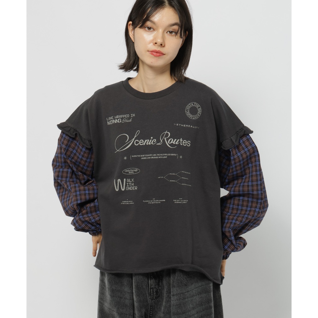 niko and ... Check Sleeve Frill Pull-Over 2