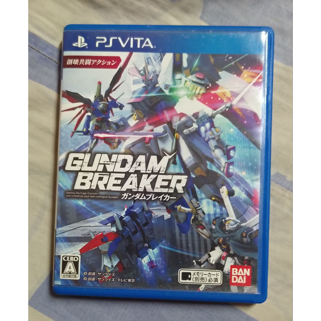 ตลับเกม Ps vita ของแท้ ภาษา ญี่ปุ่น Gundam Breaker