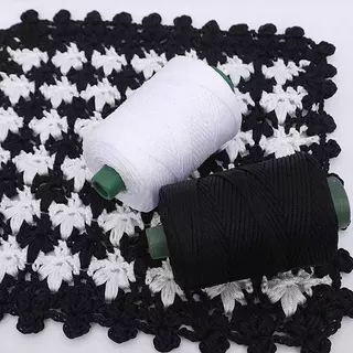 สายถักไนลอนหนา 3mm PP Craft Rope Thick Nylon Tiny Cord Crochet Yarn Roll สำหรับถักหมวกฤดูร้อน กระเป๋า งานฝีมือ Hand Knit