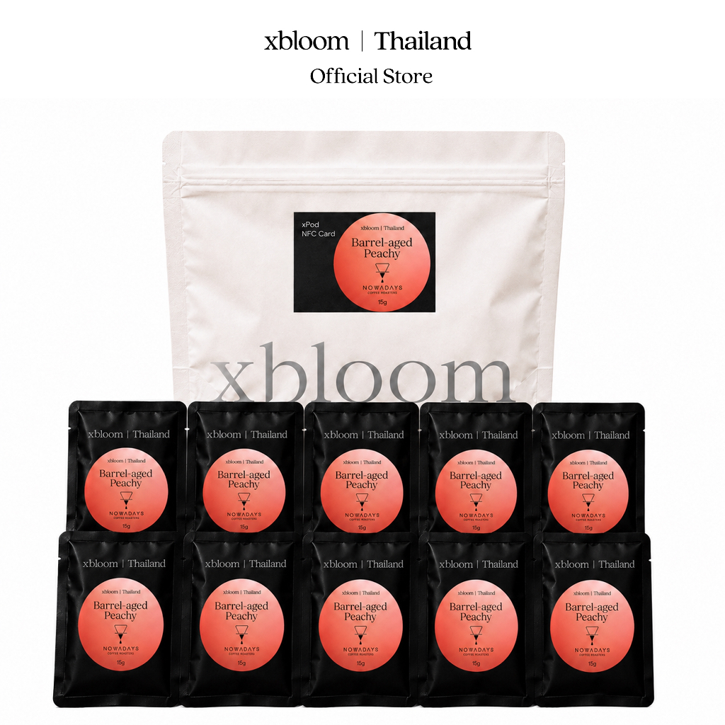 [Clearance Sales] NowAdays Barrel-Aged Peachy (10 Sachets) | เมล็ดกาแฟคั่วอ่อน Specialty Barrel-Aged จาก Colombia