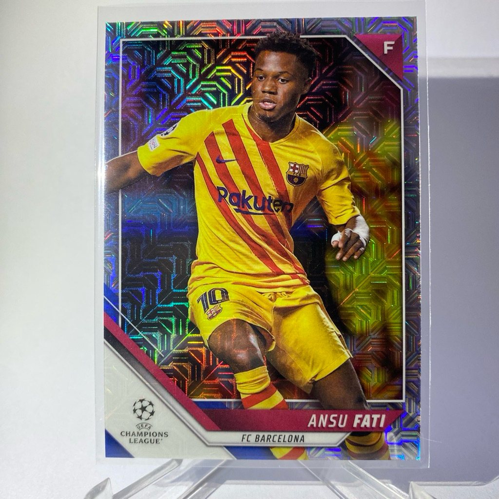 การ์ดนักฟุตบอล ANSU FATI, BARCELONA, TOPPS 2022, (mojo), (JAPAN ED.)