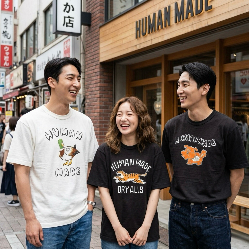 เสื้อยืด​ Human made collection ออกใหม่ เสาร์ที่27 มิย. ลายน่ารักมากกกก ของแท้ทุกชิ้น100%