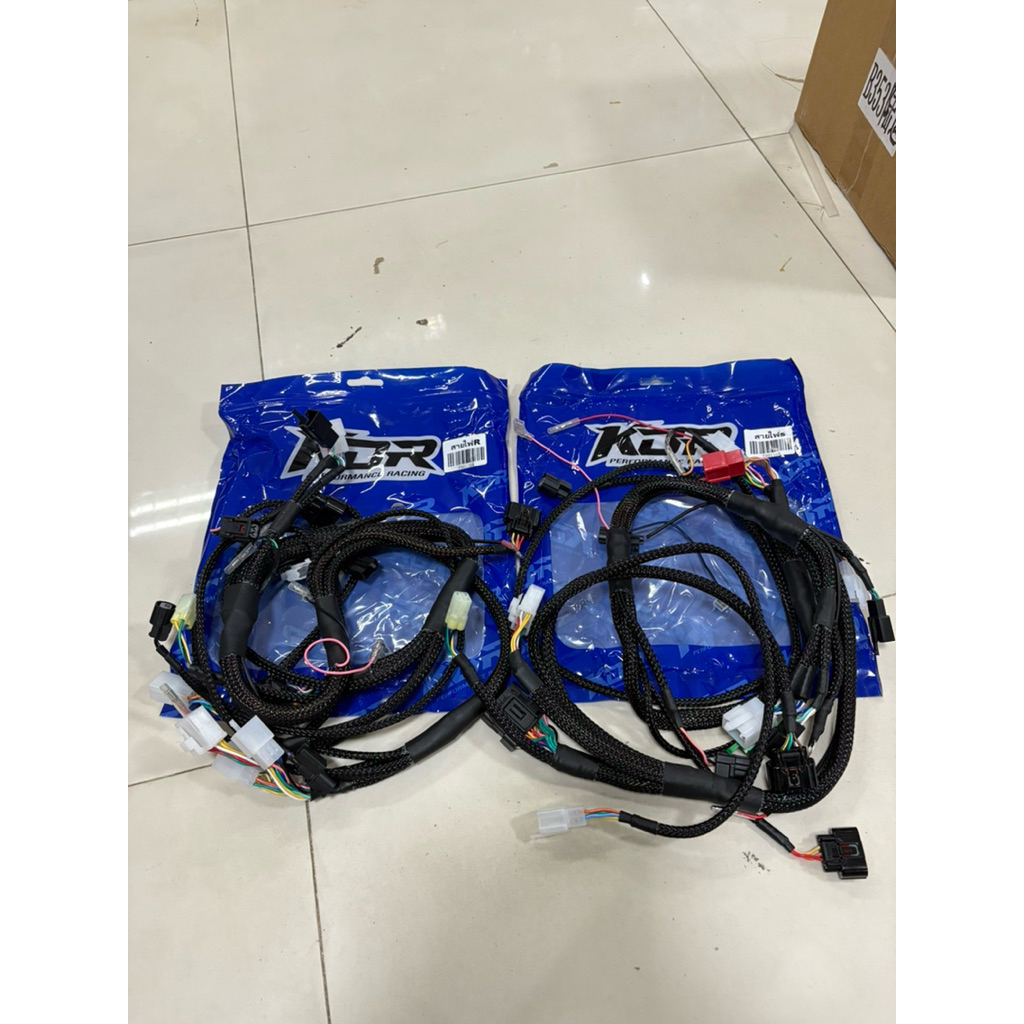 แปลงใช้งานได้กับ ชุดสายไฟคาบูลแปลงหัวฉีด KDR wave125 S/R อุปกรณ์ติดครบ แปลงใช้งานได้กับ wave125 S/R