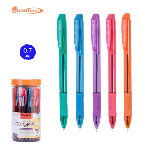 ปากกาลูกลื่น Quantum เจลโวลูชั่น 007 Ace ขนาด 0.7 มม.