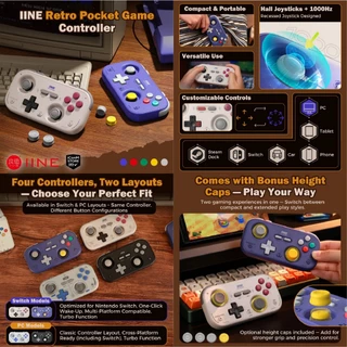 [ส่งทันที] IINE Pocket Game Controller จอย Switch 2/Phone/PC/Tablet [สินค้าแท้100% ผ่อน0% มีของแถม]