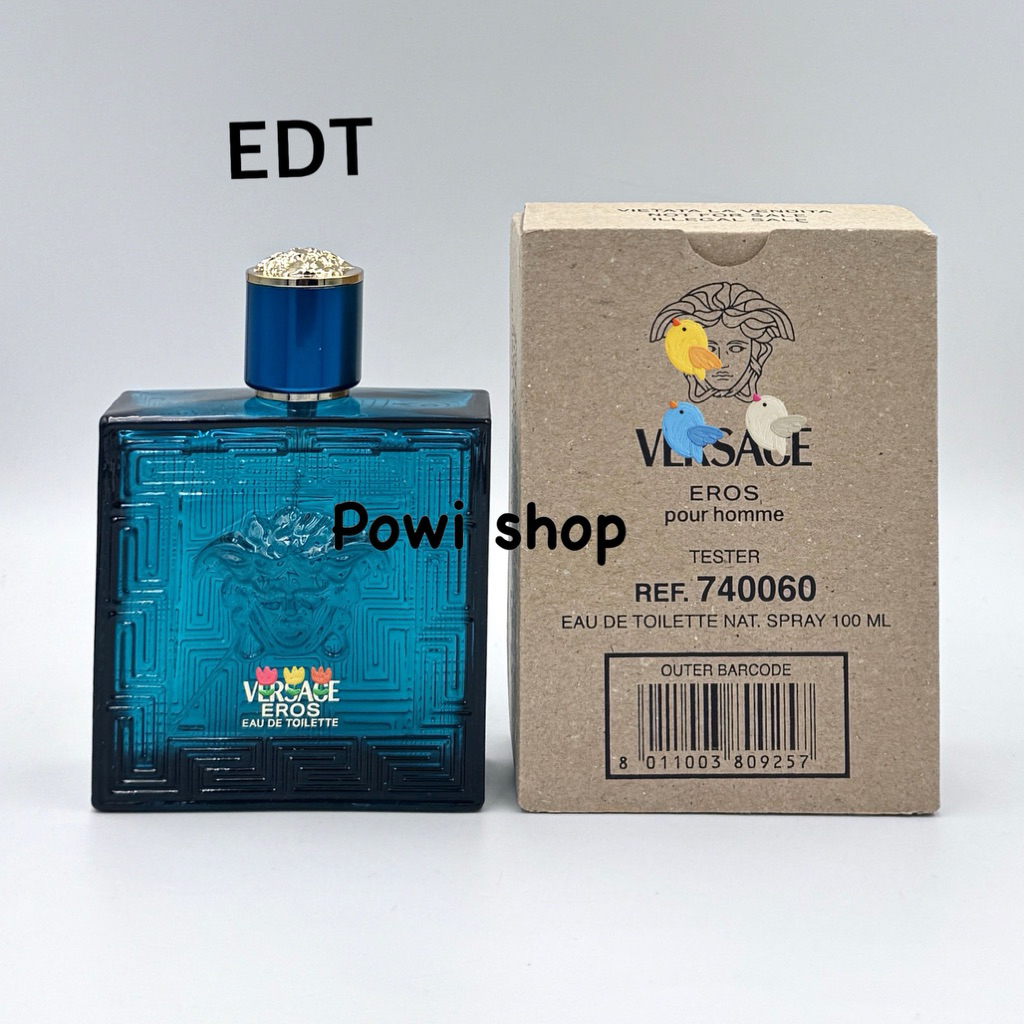 น้ำหอมของแท้ Versace eros pour homme edt 100ml กล่องเทสเตอร์