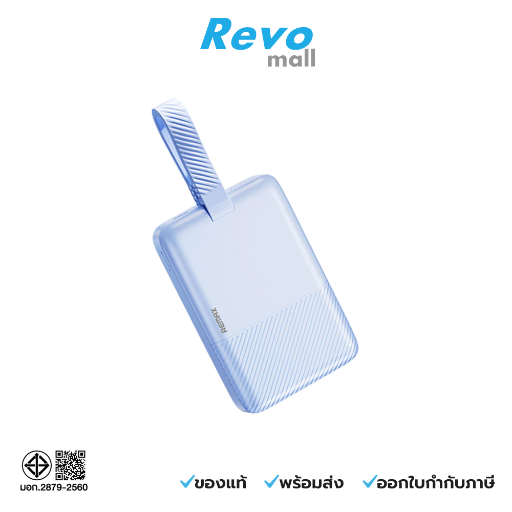 Remax Power Bank 10000mAh RPP-30 (Blue,N) Wireless แบตสำรอง รุ่น RPP-30N