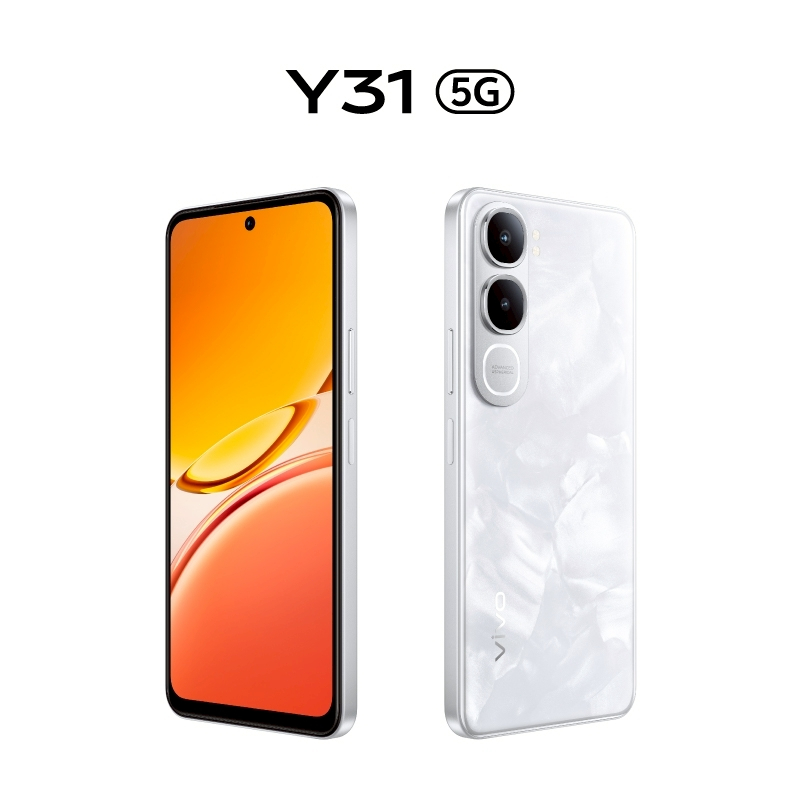 Vivo Y31 5G โทรศัพท์มือถือ (8+256GB) IP68&69 กันน้ำกันฝุ่น แบต 6500mAh 44W FlashCharge กล้อง 50MP ลำโพงคู่